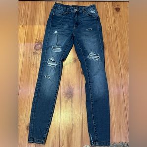 Size 6 denim high rise jegging